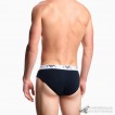 Quần lót nam EA Bold Monogram Stretch Cotton Brief 3-pack Black/Blue/White